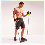 Super Crunch™ Roller Stretch Abdominal Resistance Pull Rope