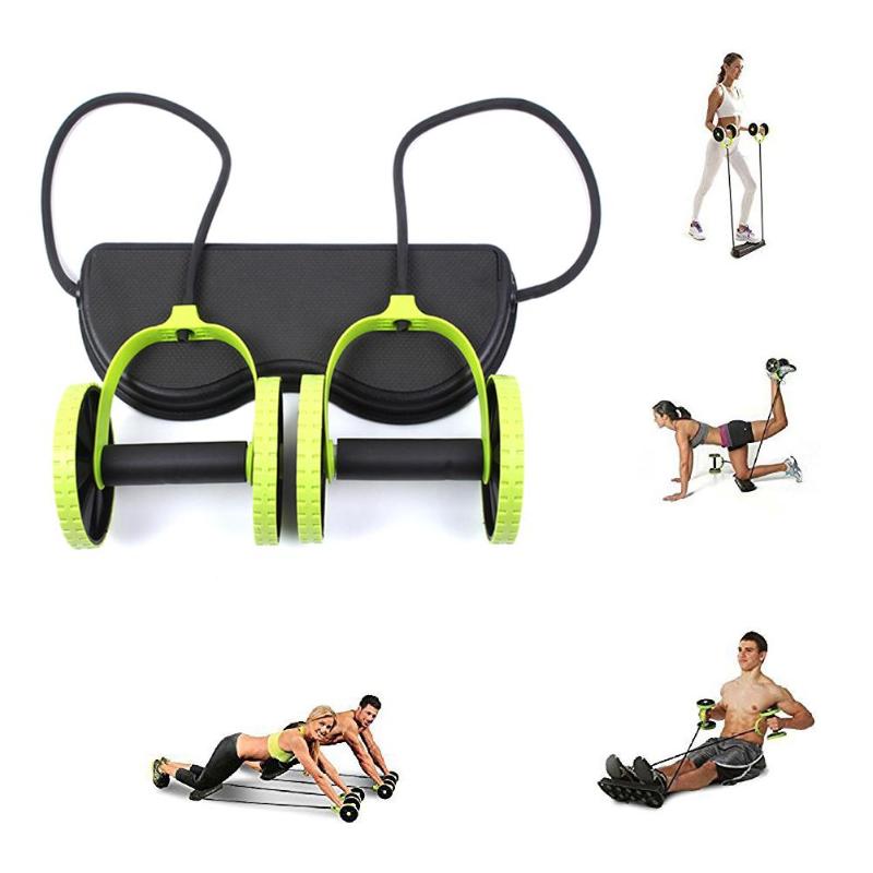 Super Crunch™ Roller Stretch Abdominal Resistance Pull Rope