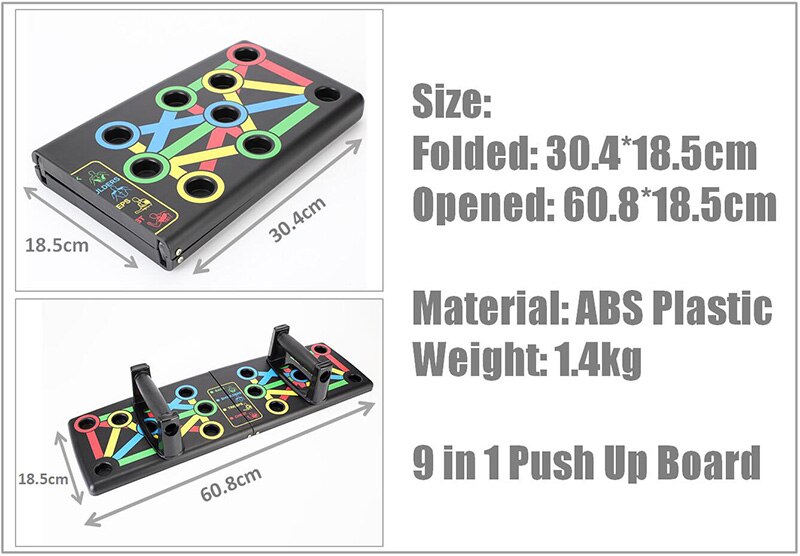 The Ultra Push™ 9 in 1 Push Up Board