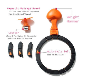 Fit & Whip™  Intelligent Slimming Hoop w/ LCD Smart Counter